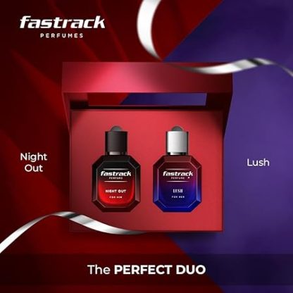 Fastrack Gift Pack- 50 ml x 2, Perfume for men & women Eau de Parfum - 100 ml (For Men & Women)