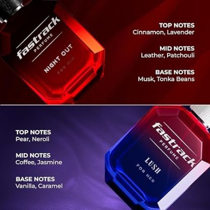Fastrack Gift Pack- 50 ml x 2, Perfume for men & women Eau de Parfum - 100 ml (For Men & Women)