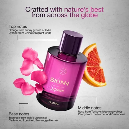 Skinn By Titan 24Seven Floral Eau De Parfum for Her